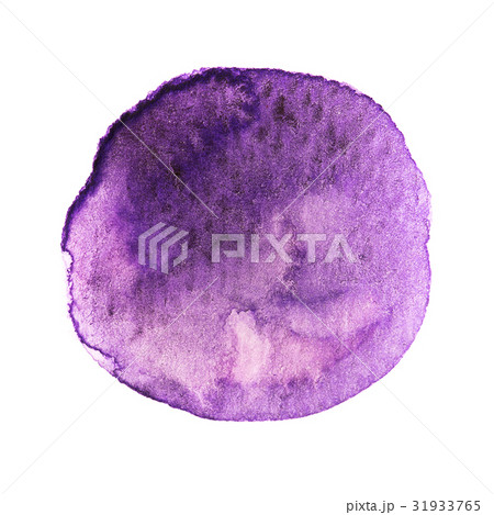 Watercolor circle isolated on white 31933765
