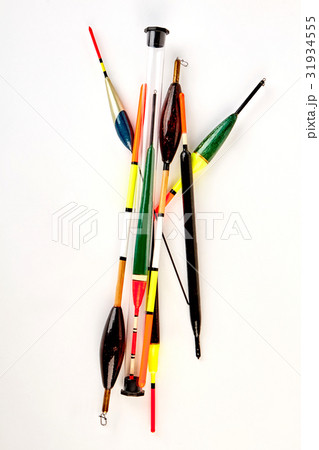 Vertical image of fishing floats. Vertical image of fishing floats. 31934555