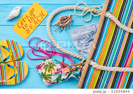 Summer accessories and fashion set. Summer accessories and fashion set. 31934844
