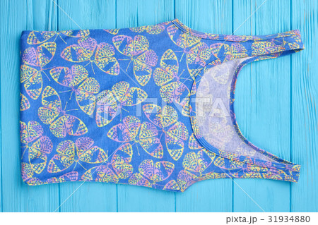 Summer shirt with butterflies print. 31934880