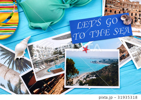 Bright pictures of summer vacation. Bright pictures of summer vacation. 31935318