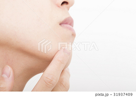 メンズビューティ　顎　お手入れ　脱毛　 31937409