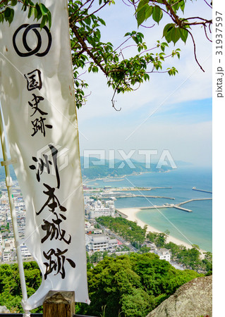 洲本城から見た洲本港・大浜 31937597