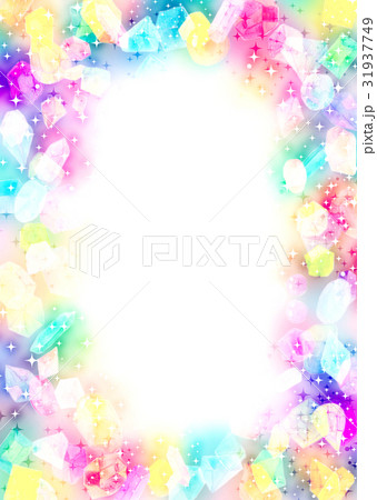 水彩イラスト　宝石　テクスチャー 31937749