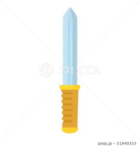 Bayonet knife icon, cartoon style Bayonet knife icon, cartoon style 31940353