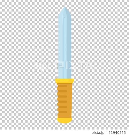 Bayonet knife icon, cartoon style Bayonet knife icon, cartoon style 31940353