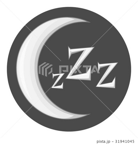 Night icon monochrome Night icon monochrome 31941045