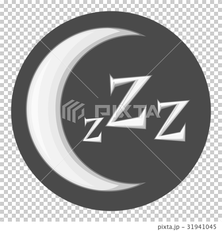 Night icon monochrome Night icon monochrome 31941045