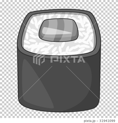 Roll, traditional Japanese food icon monochrome 31941099