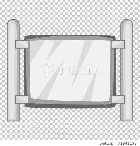 Modern fence icon monochrome 31941155