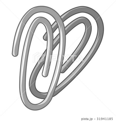 Paperclip icon monochrome Paperclip icon monochrome 31941185