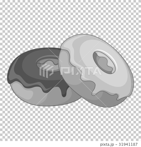 Donut icon monochrome Donut icon monochrome 31941187