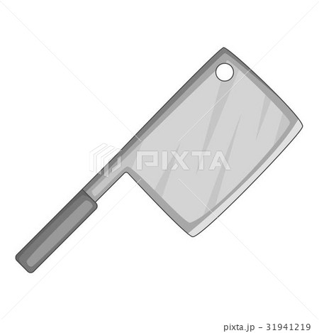 Meat knife icon monochrome Meat knife icon monochrome 31941219