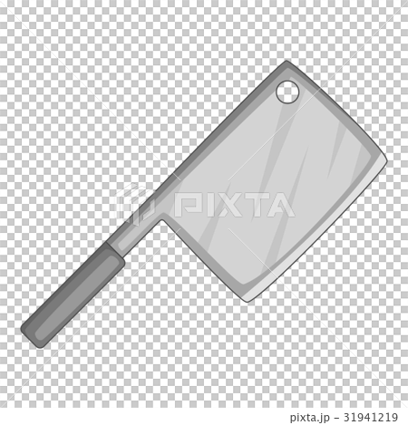 Meat knife icon monochrome Meat knife icon monochrome 31941219