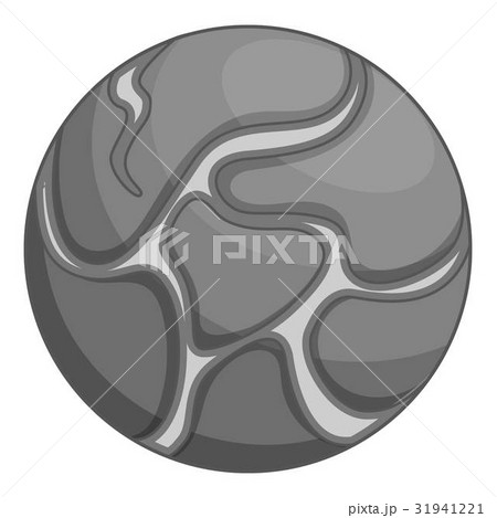 Planet icon monochrome 31941221