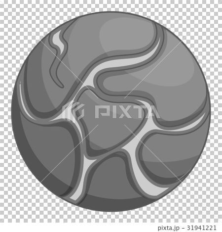 Planet icon monochrome 31941221