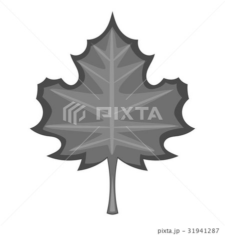 Maple Leaf Icon Monochromeのイラスト素材