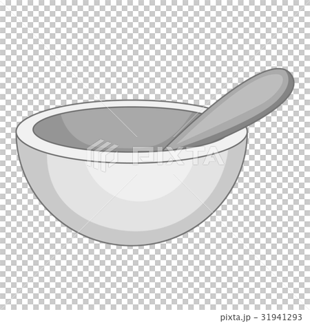 Mortar and pestle icon monochrome Mortar and pestle icon monochrome 31941293