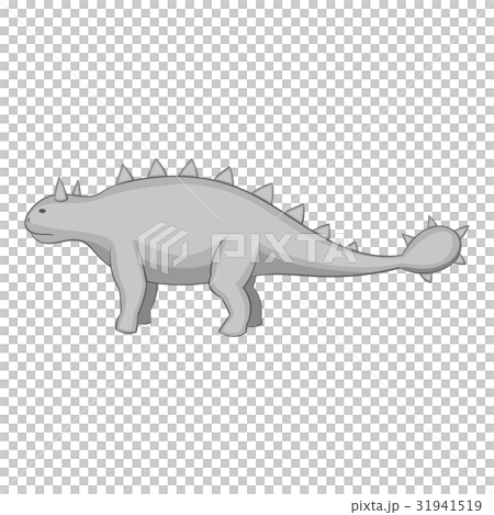 Kentrosaurus icon monochrome - Stock Illustration [31941519] - PIXTA