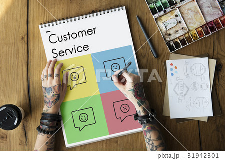 Customer Service Satisfaction Feedback Icon 31942301
