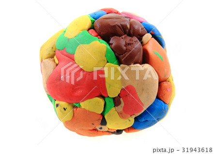 color plasticine sphere 31943618