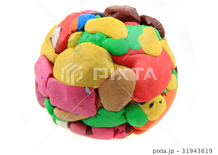 color plasticine sphere 31943619