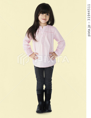 Little Girl Posing Smiling Cute 31944511
