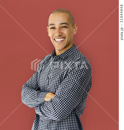 A man is smiling in a shoot 31944948