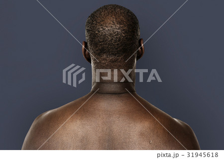 Adult Man Shirtless Studio Portrait 31945618