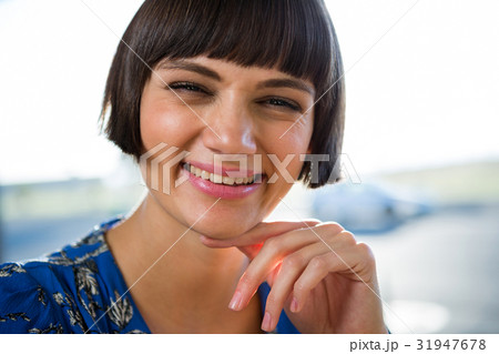 Close-up of a smiling woman 31947678