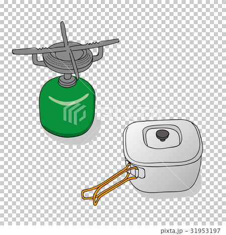 Camping stove and pan 31953197