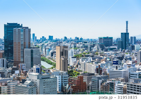 東京　都心部の町並み 31953835
