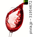 Wine on white background 31954672