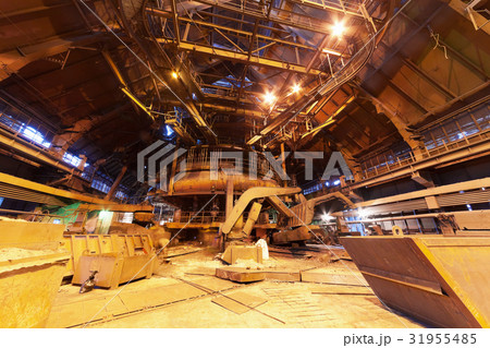 Panorama of blast furnace workshop 31955485
