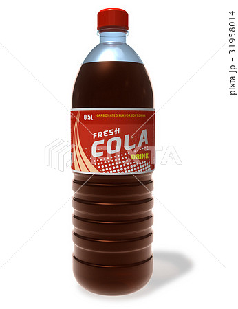 Refreshing cola drink in plastic bottle 31958014