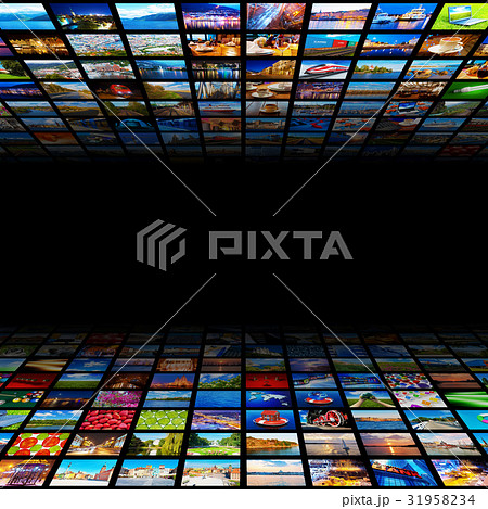 Abstract multimedia background Abstract multimedia background 31958234
