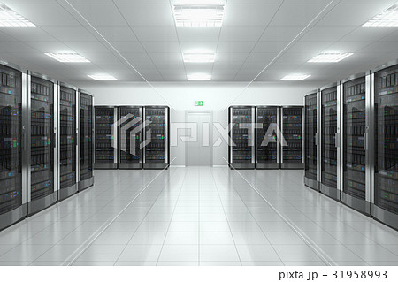 Server room in datacenter 31958993