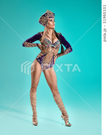 The beautiful sexy stylish brunette young woman as The beautiful sexy stylish brunette young woman as 31960101