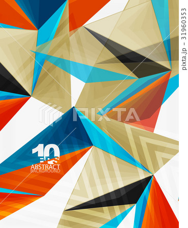 3d modern triangle low poly abstract geometric 3d modern triangle low poly abstract geometric 31960353