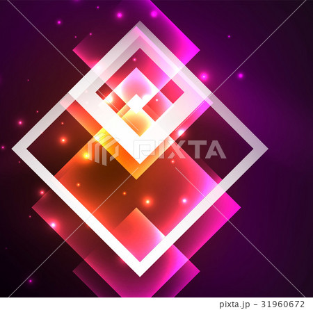 Dark background design with squares and shiny 31960672