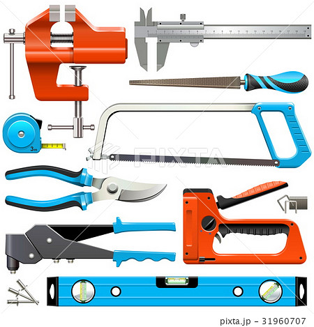 Vector Hand Tools Icons 31960707