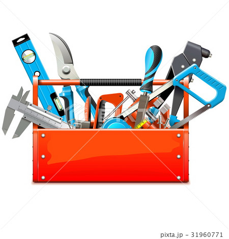 Vector Toolbox with Hand Tools 31960771