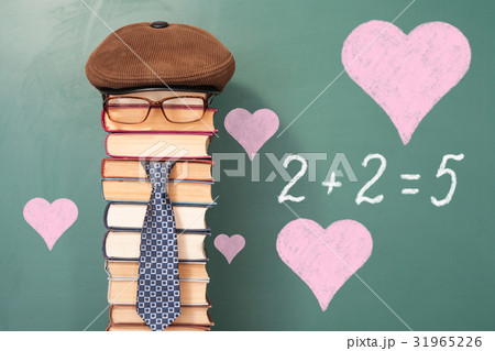 I love my Teacher, funny education concept I love my Teacher, funny education concept 31965226