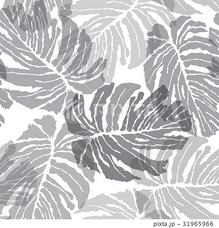 Seamless pattern Floral jungle palm leaves texture 31965966