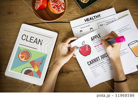 Healthy Food Clean Diet Concept Healthy Food Clean Diet Concept 31968586