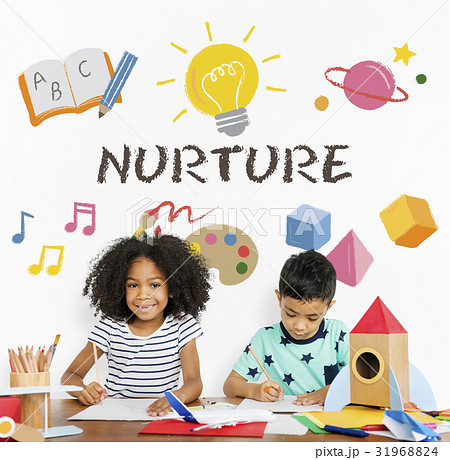 Childrean Learning Nurture Graphic Icon Symbol 31968824