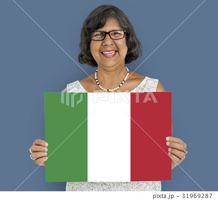 Green white red Italian flag Green white red Italian flag 31969287