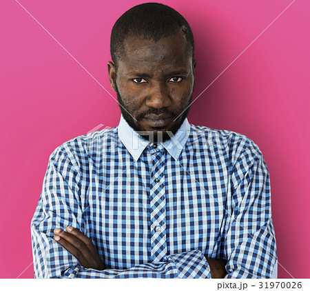 African Descent Man is Looking Stressed African Descent Man is Looking Stressed 31970026
