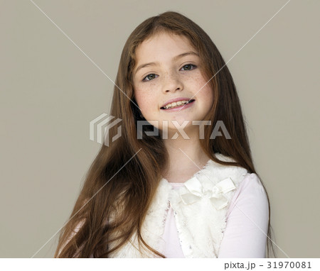 A little girl is smiling A little girl is smiling 31970081