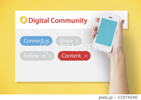 Digital Communication Social Media Graphic Words Icons Digital Communication Social Media Graphic Words Icons 31974046